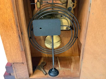 Art Deco Modernist Mantel Clock In the style of Hendrik Wouda, 1920s